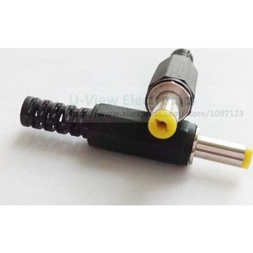 NCHTEK DC Power 4.8x1.7mm Male Yellow Tip Plug Connector For 4.8 / 1.7 mm Acer HP,4.8/1.7mm/Free DHL Shipping/500PCS