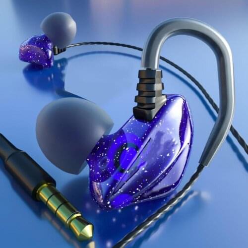 New Ergonomic Design Earbud Restore Lossless High Fidelity Mega Bass 3.5mm 1.2m HiFi MIC Sports Wired Earphone for Outdoor