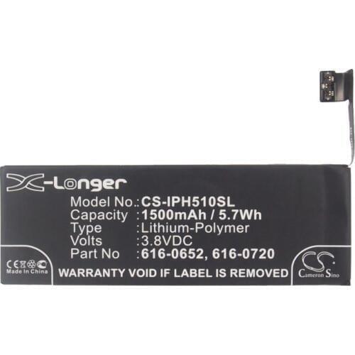 Upgrade for iphone 5s battery A1234,A1457,A1516,A1518,A1528,A1529,A1530,A1533