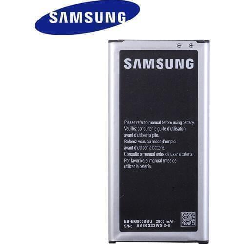 Original Battery For Samsung Galaxy S5 EB-BG900BBC NFC EB-BG900BBE s5 G900S G900F G9008V 9006v 9008W 9006W 2800mah Batteria