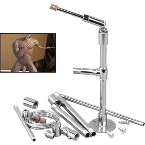 Pottery Clay Model Stand Metal Pipe Support Artist Sculpting Modeling Hobby