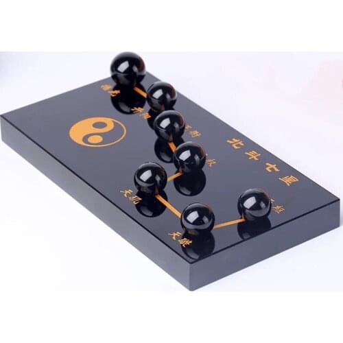 Natural Obsidian Triones Quartz Crystal Meditation Healing Crafts FengShui Home Decoration