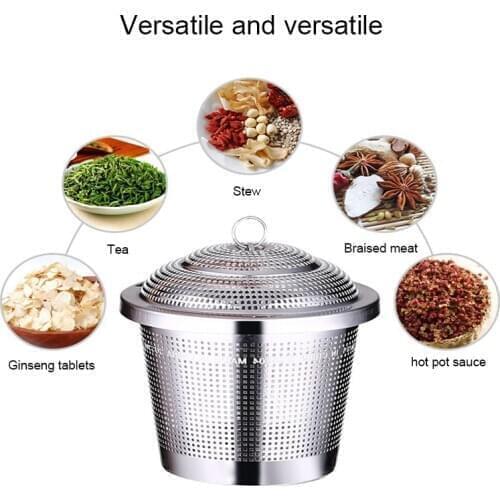 Stainless Steel Tea Infuser Loose Leaf Tea Strainer Herbal Spice Filter Reusable Teaware Tea Spice Tea pot Tea Diffuser