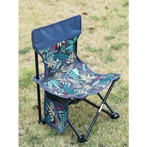 Folding Camping Chair Lightweight Portable Heavy Duty Chair Thicken Oxford Chair Outdoor Furniture For Fishing Picnic Hiking