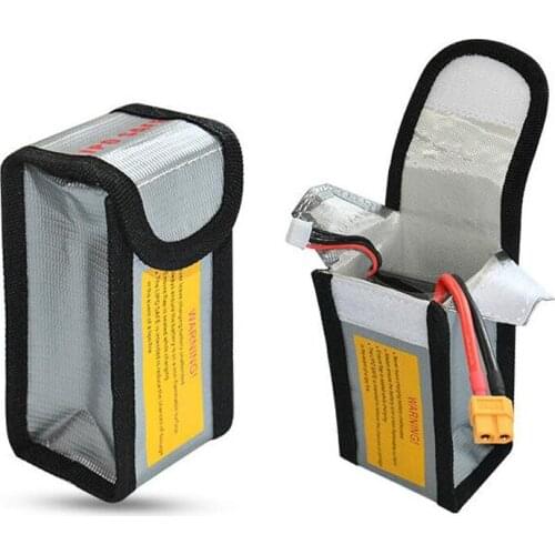 High Quality Fireproof Explosionproof RC LiPo Battery Safety Bag Safe Guard Charging Sack 125*64*50MM
