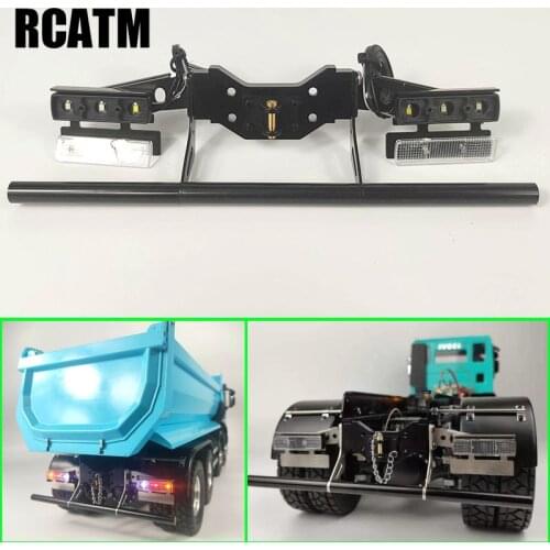 1:14 Scale Truck Tail Beam Bumper Light Set for 1/14 Tamiya RC Truck Tipper Scania Actros Arocs Iveco Volvo MAN DIY Parts