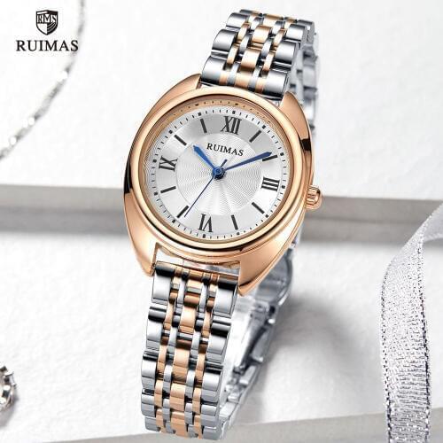RUIMAS Ladies Quartz Watches Luxury Top Brand Analogue Wristwatch Women Waterproof Business Watch Female Relogios Femininos 593