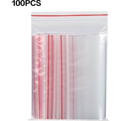 100Pcs Plastic Seal Bag Thick Wear-resisting Seal Bags Protective Closure Bags with Self Adhesive Flap