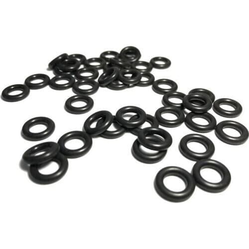 30pcs 1.9mm Wire diameter black Nitrile Butadiene Rubber NBR ring waterproof insulation rubber band 43~49mm Outer diameter