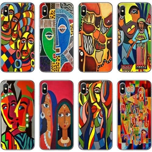 Phone Case african traditional art paint For Samsung Galaxy A71 A70 A60 A51 A50 A41 A40 A31 A30 A20E A21S A12 A10 A7 A5 A3