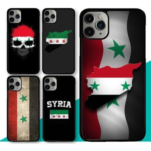Flag of Syria TPU Case For iPhone SE 2020 11 12 Pro Max mini X XR XS MAX 6S 8 7 Plus Back Cover Capa