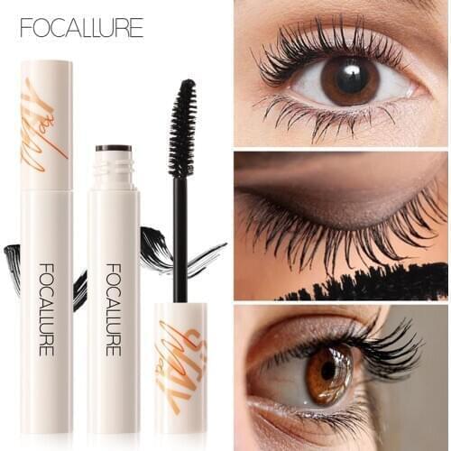 Focallure Black Long Thick Curling Makeup Mascara Eyes Curling Waterproof Non Staining Eye Cosmetics