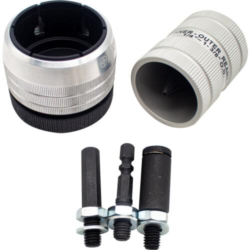 Electric Reamer 6MM-35MM Copper Tube Chamfer Trimming Knife Metal Pipes Deburring Reamer Internal External Chamfering Tool