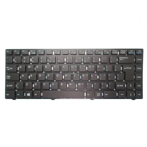 Laptop Keyboard For Shuttle MP-11J78US-F51S 82R-14A040-4013 11J7F51SUSL-A English US Without Frame Black New