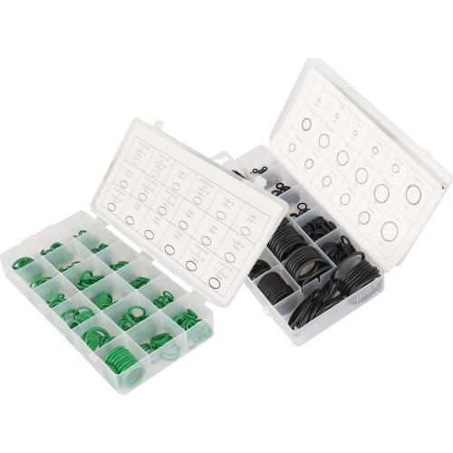 Seal O-Ring Assortment Kit of One Plastic Box NBR Rubber Seal Rings Different Sizes Washer Water leakage Prevention Gaskets