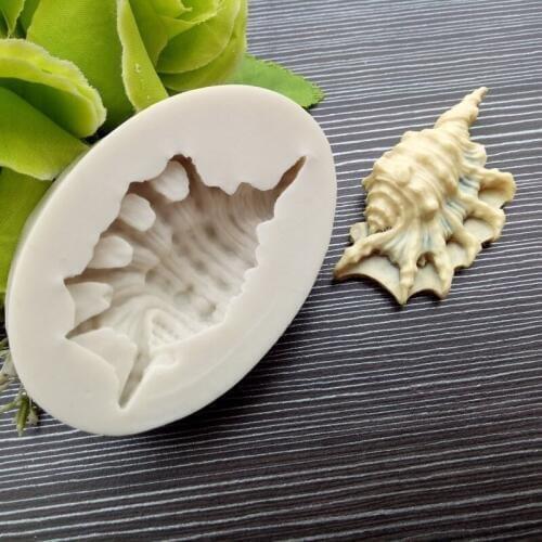 LY1-1503 Conch silicone mold Fudge chocolate decoration tools Fondant cake mold
