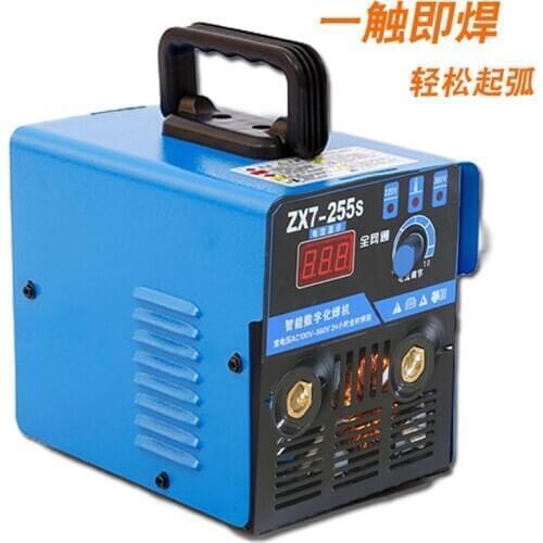 Mini electric welding machine ZX7-255 inverter DC manual arc welding machine Dual voltage household portable electric welding ma