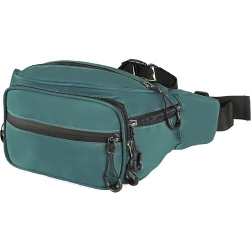 Men Women Portable Waist Bag Fanny Pack Phone Holder Purse Hiking Casual Large Capacity Hip Pouch Outdoor Sports Adjustable Belt