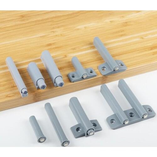 Drawer Door Cabinet Catch Push To Open Magnetic Tip Latch Touch Release Grey For Cabinet Door Cupboard Catch Closer