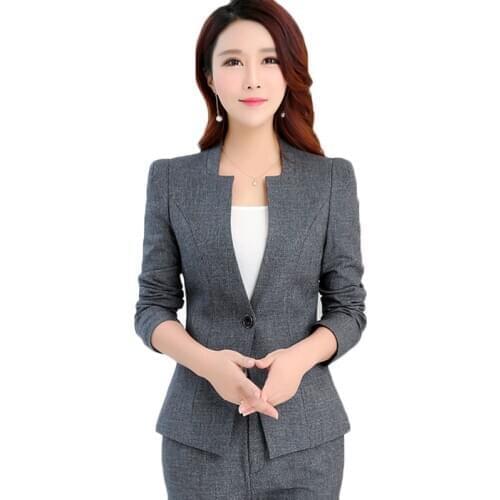 Qpipsd Women's Office Trouser Suits