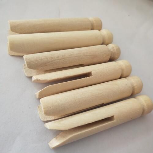 Hand Made DIY Household Decoration Snack Bag Sealing Clip Wooden Handicraft Ornaments