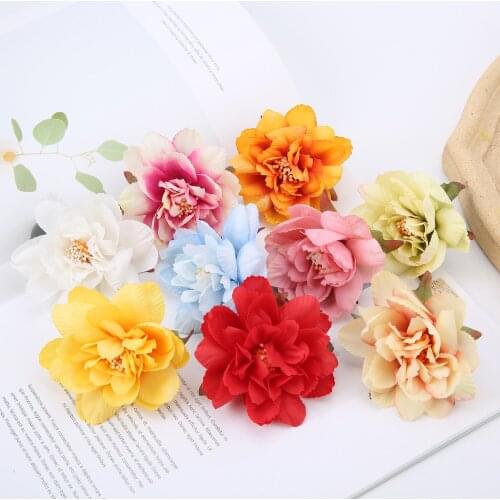 10pcs/Lot New Wedding Decoration Multi-color Flower DIY Wedding Artificial Flower Bud Simulation Bouquet Sell Like Hot Cakes