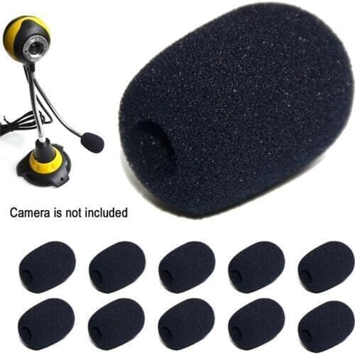5pcs 30*20*8 Headset Replacement Foam Microphone Cover Telephone Headset Mic Cover Microphone Windscreen Windshied Headset Foam