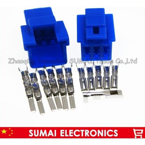 6 Pin 2.3mm 6090-1218 male female Auto connector,6Pin Auto Electrical connector for Toyata,Honda etc