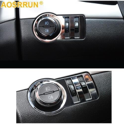 For opel Insignia sedan Sport Tourer 2009 2010 2011 2012 2013 2014 Car Accessories Stainless steel headlight switch cover