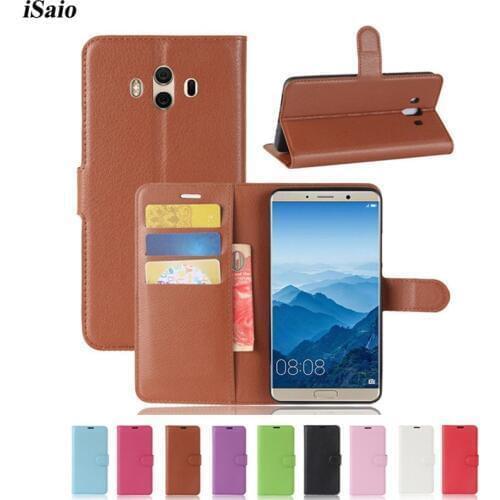 For Huawei Mate 10 Wallet Case Leather Cover for Huawei Mate 10 Pro Flip Phone Case Stand Card Slot Holder Soft TPU Fitted Shell