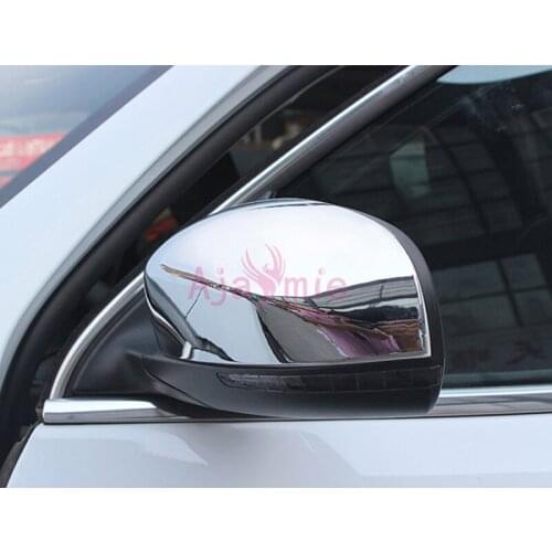 For Jeep Cherokee 2014 2015 2016 2017 2018 Side Wing Mirror Overlay Door Rear View Cover Trim Chrome Car Styling Accessories