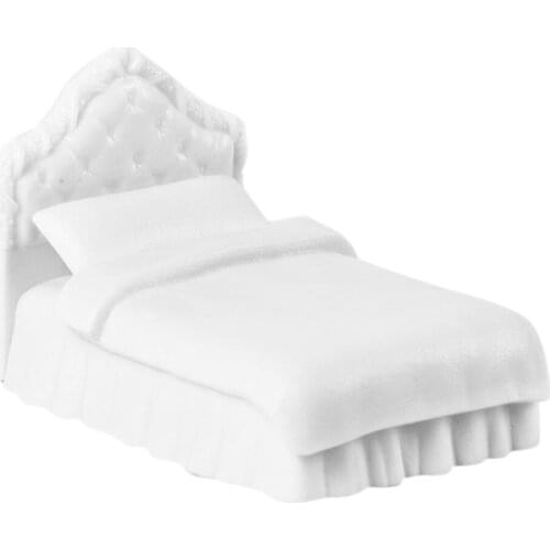 G Scale Realistic Single Bed Model Kit for Model Train Railway Diorama Architecture Model Accessories