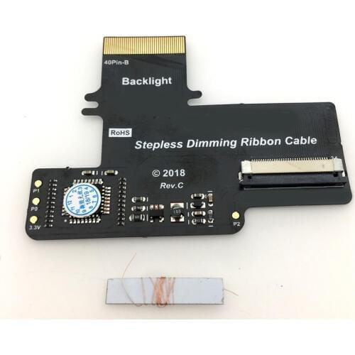 HISPEEDIDO LCD Backlight Kit Model for GBA Screen 2018 Stepless Dimming Plate Free Pleating Adapter Game Console PCB