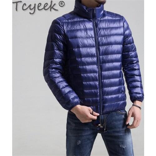 Jackets Mens Short Ultra Light Down Jacket Men Hooded Male Coat Autumn Winter Clothes Plus Size 77xl Veste Homme 266