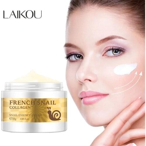 Snail Face Cream Collagen Anti-Wrinkle Anti-Aging Whitening Hyaluronic Acid Moisturizing Lifting Firming Nourishing Skin Care