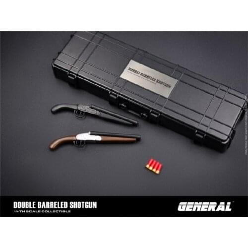 Hot Sales GA-008 1/6 Scale Model DoubleBarreled Shotgun Shotgun with Weapon Box Cannot Launch Fire For Fans Collection