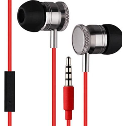 Wired Earphone Universal 3.5mm in ear Earphones Headset Built-in Microphone High Quality Headphones for Phones PC Tablet