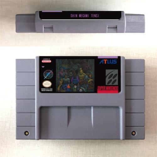 Shin Megami Tensei or Shin Megami Tensei II - RPG Game Card US Version English Language Battery Save