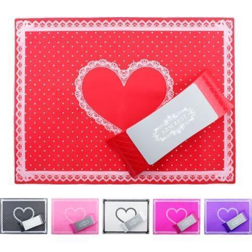 Silicone Cushion Pillow Wrist Pad Nail Art Arm Rest Manicure Table Hand Holder Hand Rests Washable Mat Pad Foldable Tools
