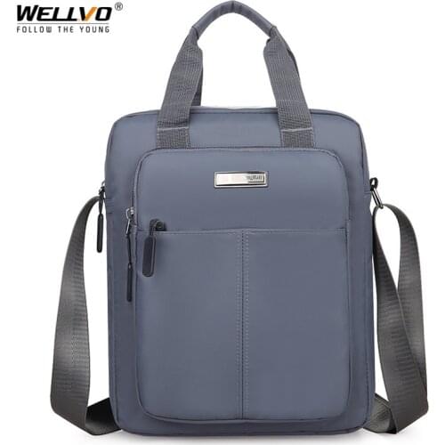 2021 Mens Shoulder Bag High Quality Boys Crossbody Bag Man Messenger Bag Male Business Multifunction Handbags Bolsas XA117Z