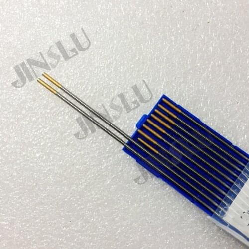 Free Shipping 1.5% gold tip WL15 Lanthanated tungstern electrode 2.0mm 10PCS for TIG welding
