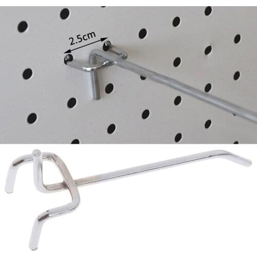 5 Pcs 10CM Hook Panel Perforated Wall Storage Garage Workshop Fixing