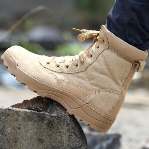 CQB.SWAT Army Boots Men Military Tactical Boots Outdoor Hiking Boots for Police Combat Boots Black size 38-46