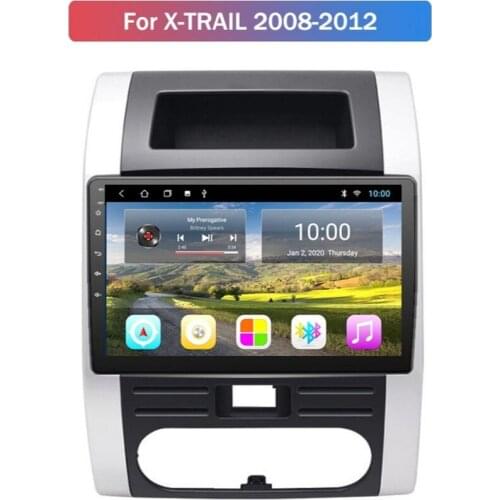 Android 10.0 System Quard Core 2G+32G WIFI HD 1024*600 Car GPS Nagavition For NISSAN X-TRAIL 2008-2012 GPS Radio Head Unit