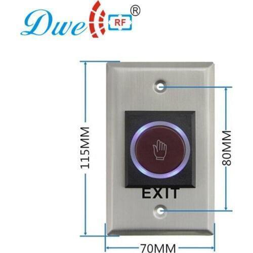Proximity led ir sensor switch no touch exit button with hand shape