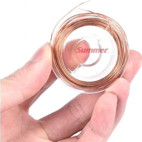 Making Electromagnet Motor Model 10 Meter 0.2mm 0.3mm 0.5mm 0.6mm DIY Magnet Wire Enameled Copper Wire Magnetic Coil Winding