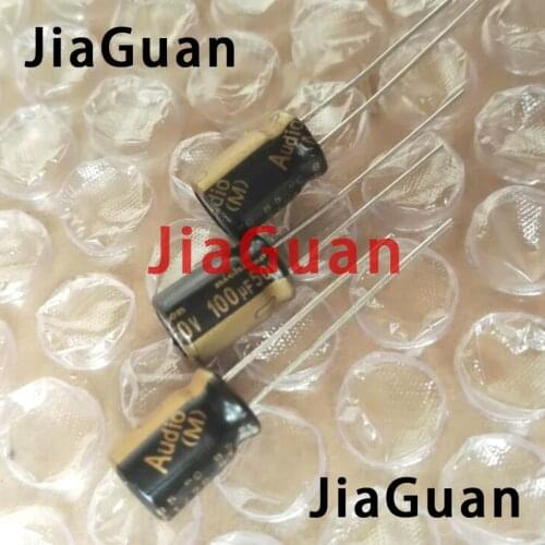 20pcs NICHICON audio 50V100UF 8X11.5MM electrolytic capacitor 100uF/50v 85 degrees 100UF 50V AUDIO