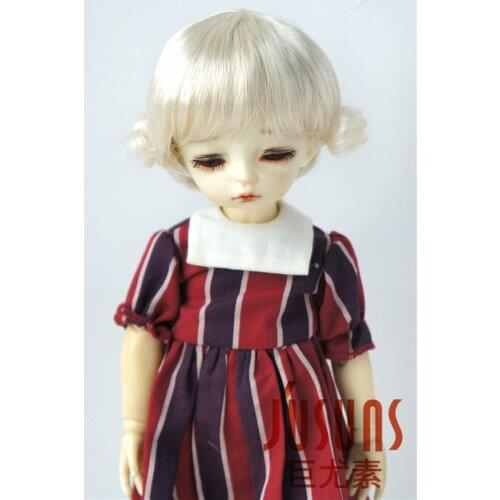 JD459 1/6 1/4 1/3 Fashionable Short BJD Wigs For YOSD MSD SD Synthetic Mohair Wig in Size 6-7Inch 7-8Inch 8-9Inch Doll Hair