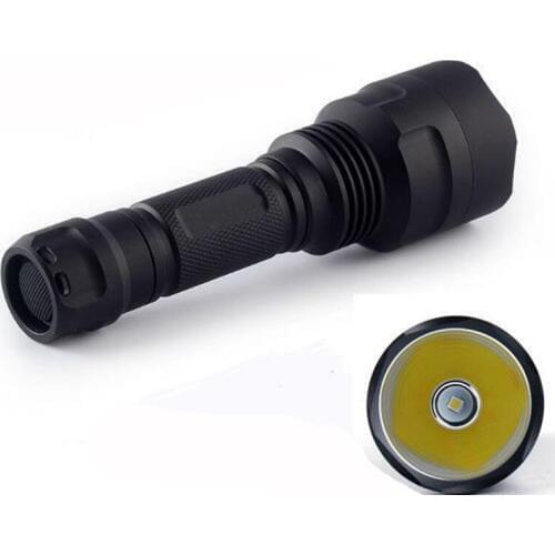 Jiguoor C8 XP-L HI 1000LM 7135*8 Integrated Head Long Range LED Flashlight Torch For Camping hiking Fishing