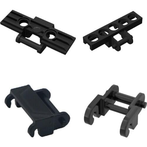 Creator Tank Chain Link Gear Building Blocks Compatible 88323 3711 15379 Stopper Track Tread Motorcycle Cater DIY MOC Brick Toy